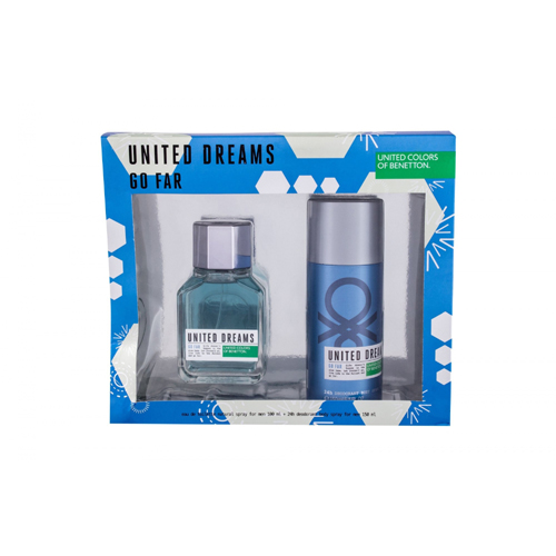 Benetton United Dreams Go Far Gift Set: EdT 100ml+DS 150ml