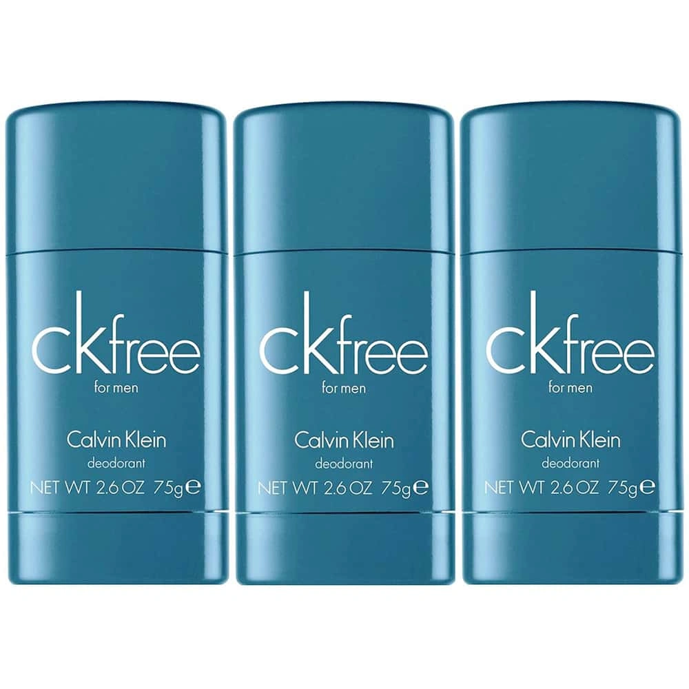 3-pack Calvin Klein CK Free Deostick 75ml