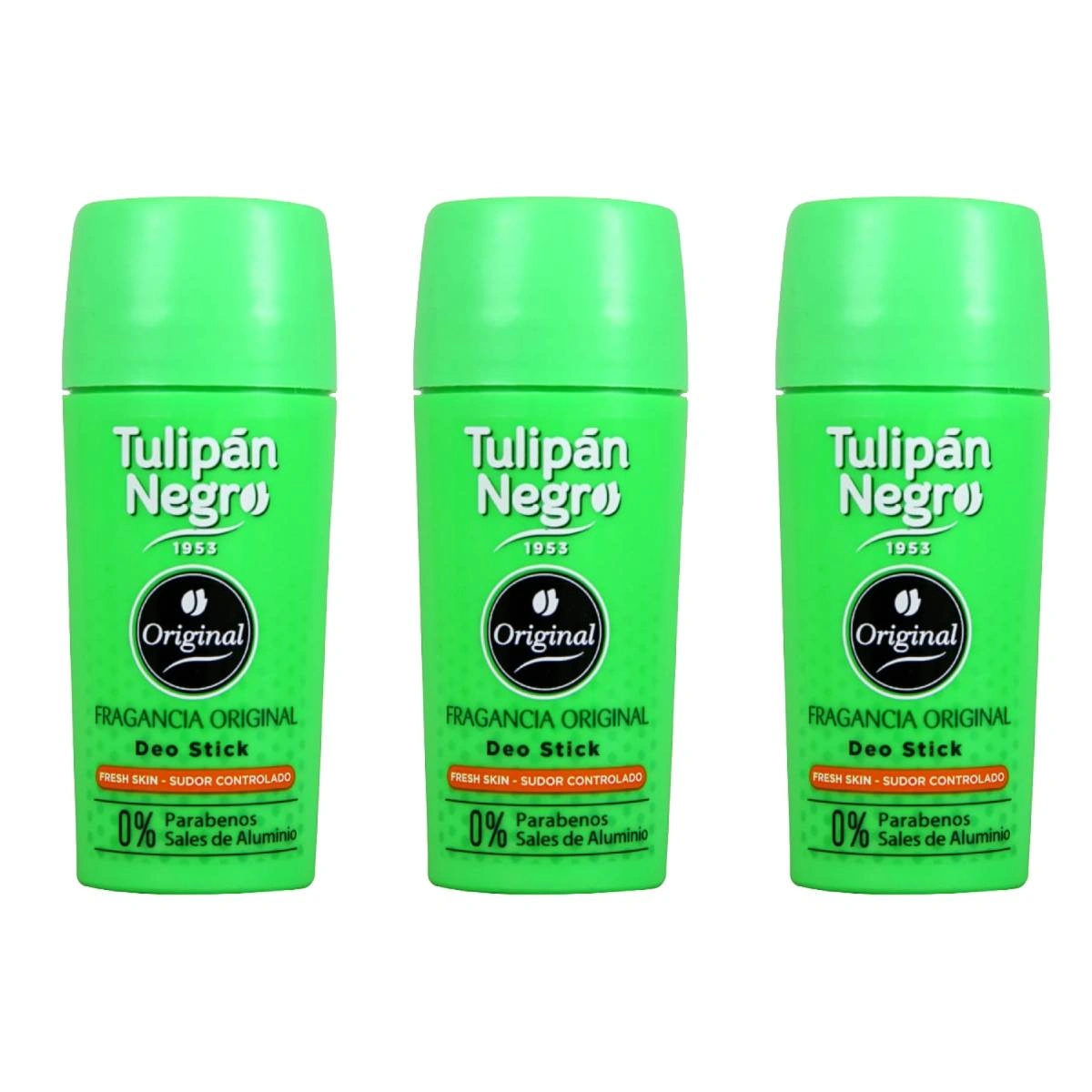 3-Pack Tulipan Negro Original Deo Stick 75ml