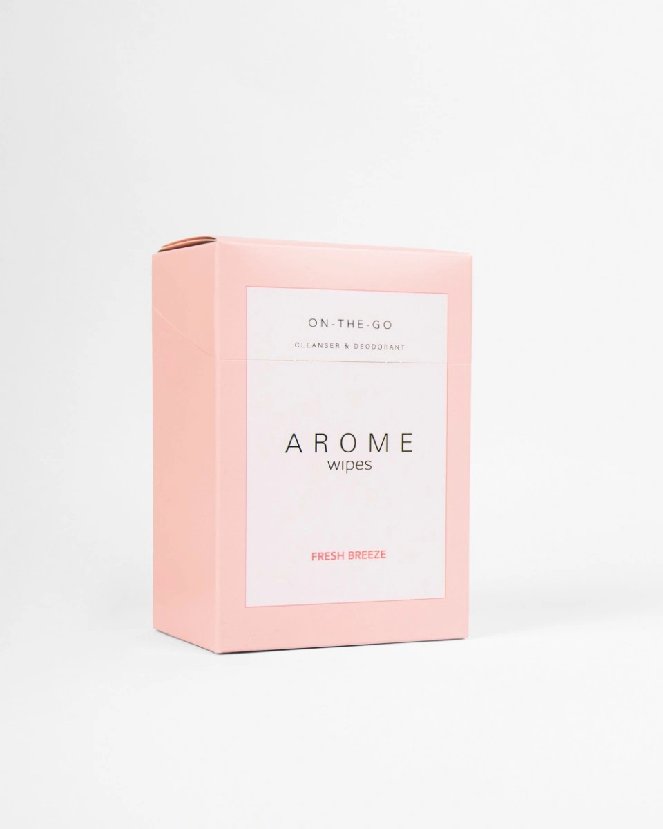 Arome Wipes On-The-Go Wipes (10 st) - Deodorant Dam