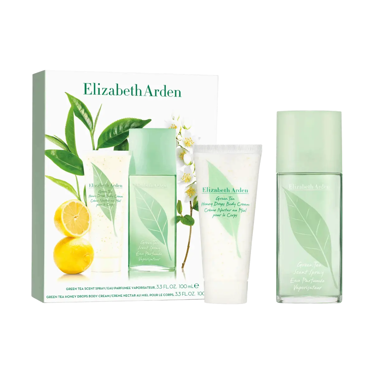 Elizabeth Arden Green Tea giftset Scent Spray 100ml + Body Cream 100ml