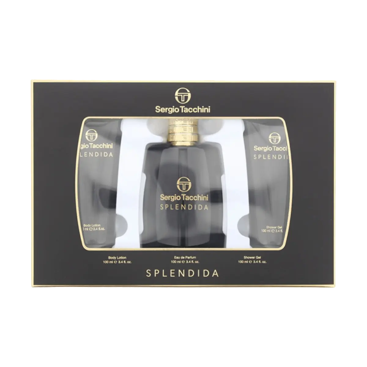 Sergio Tacchini Splendida Gift Set EdP 100ml + Body Lotion 100ml + Shower Gel 100ml
