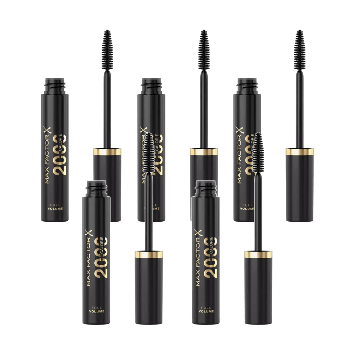 5-pack Max Factor 2000 Calorie Mascara 9ml