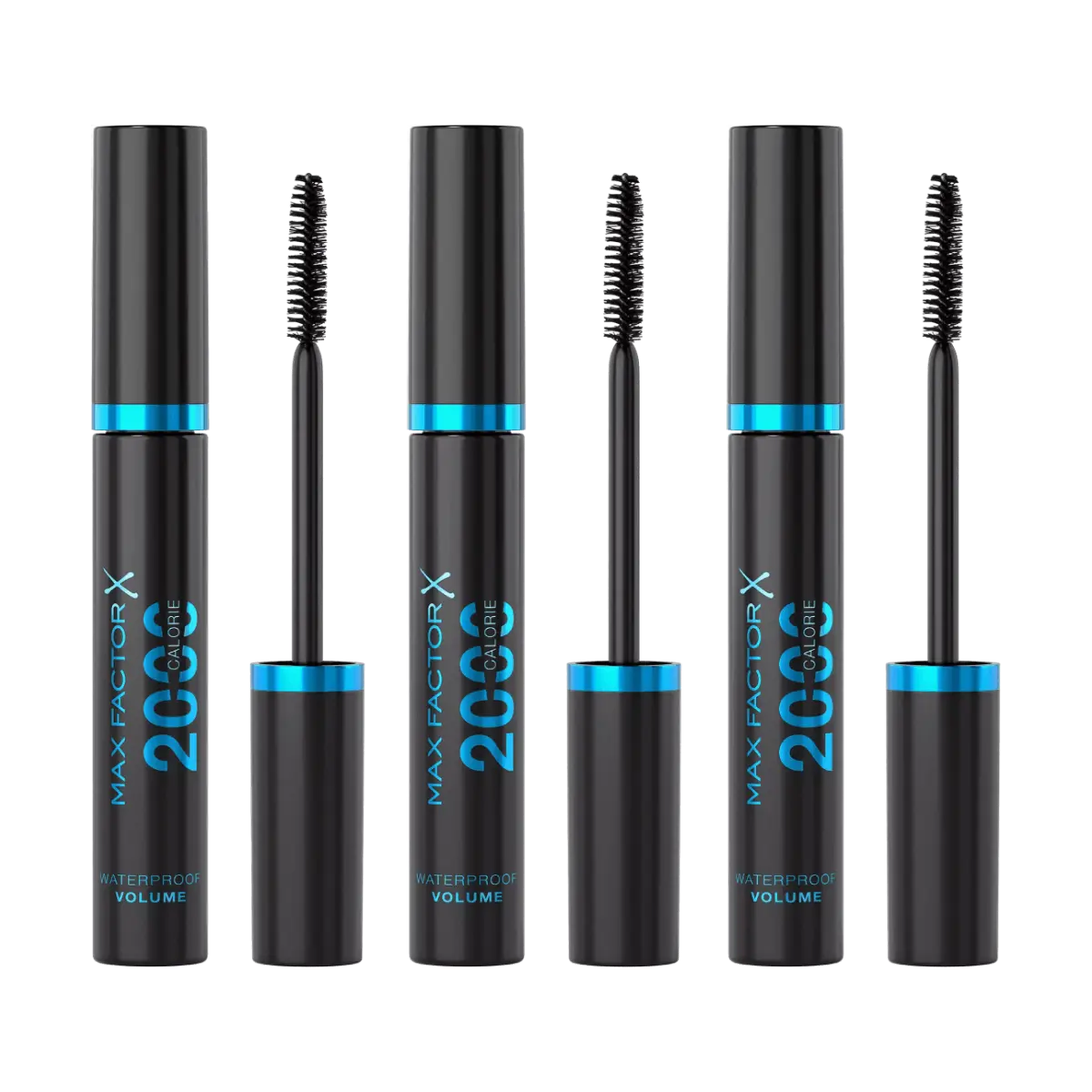 2-Pack Max Factor 2000 Calorie Waterproof Mascara Black 9ml