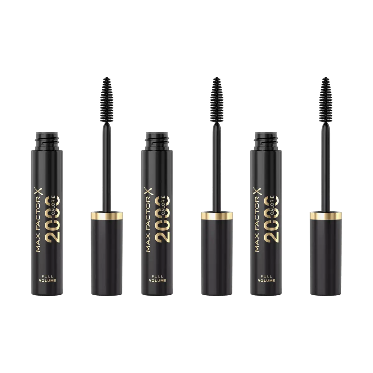 3-Pack Max Factor 2000 Calorie Mascara Navy 9ml