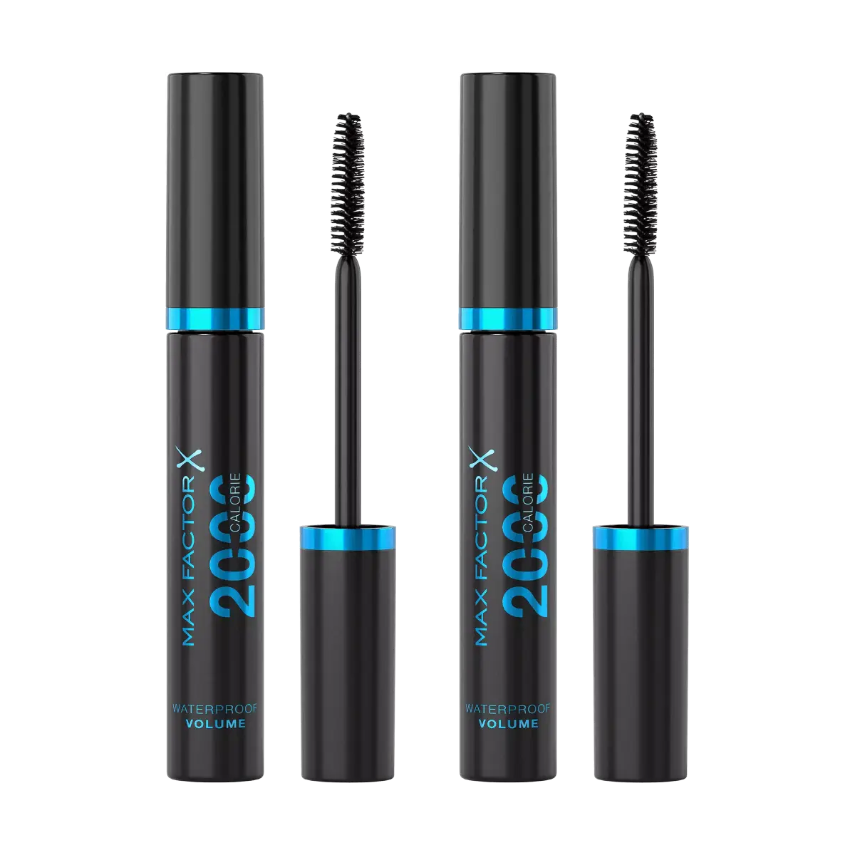 2-Pack Max Factor 2000 Calorie Waterproof Mascara Black/Brown 9ml