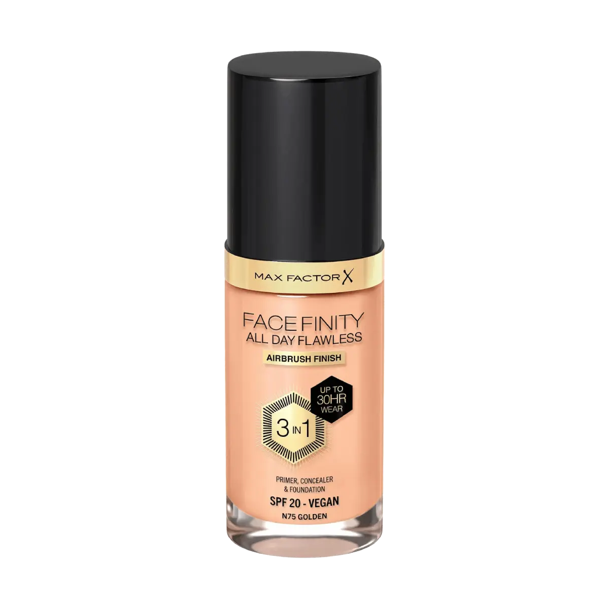 Max Factor All Day Flawless 3-in-1 Foundation N75 Golden 30ml