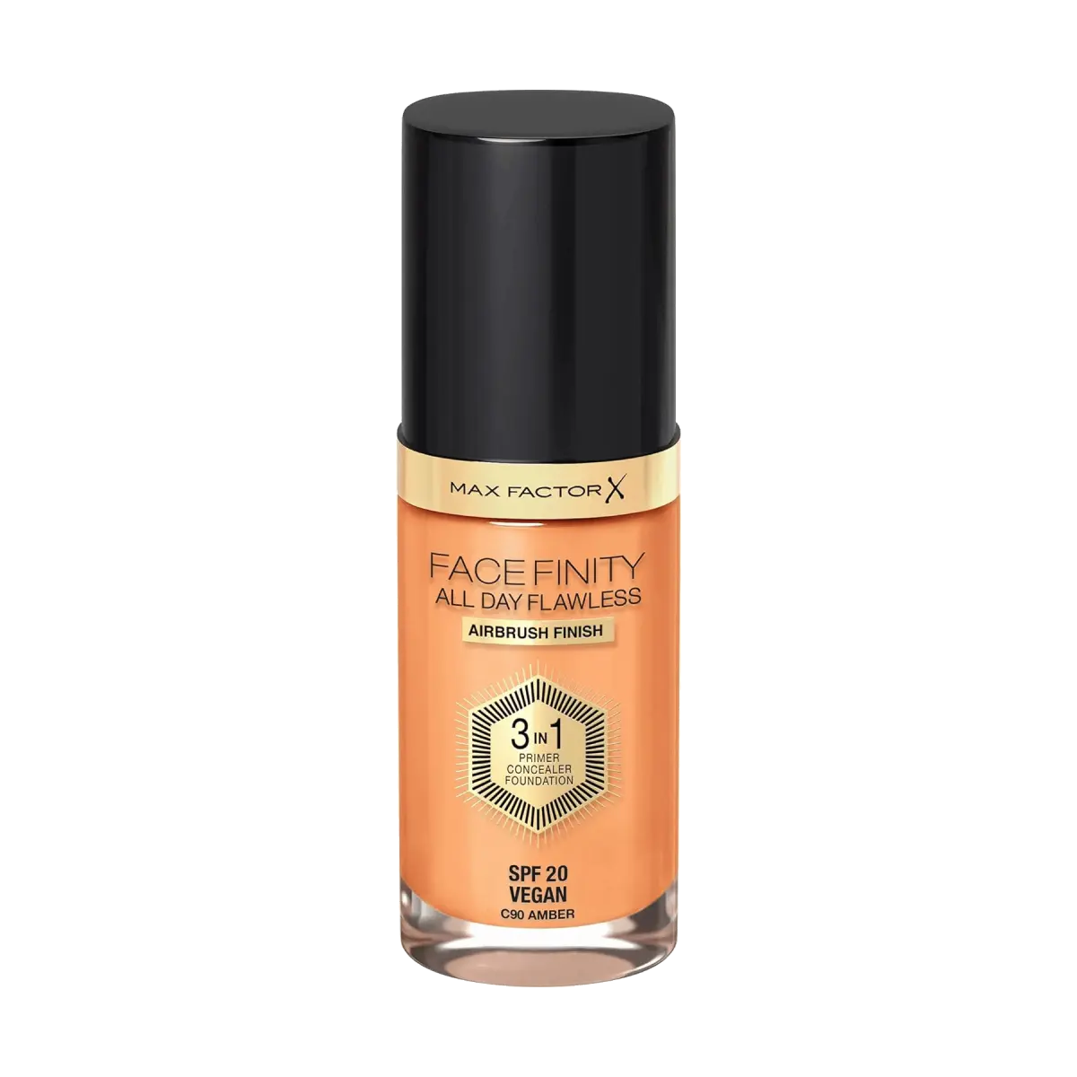 Max Factor All Day Flawless 3-in-1 Foundation C90 Amber 30ml
