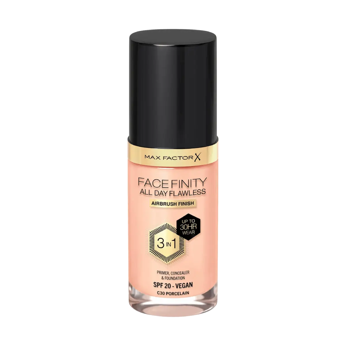 Max Factor All Day Flawless 3-in-1 Foundation C30 Porcelain 30ml