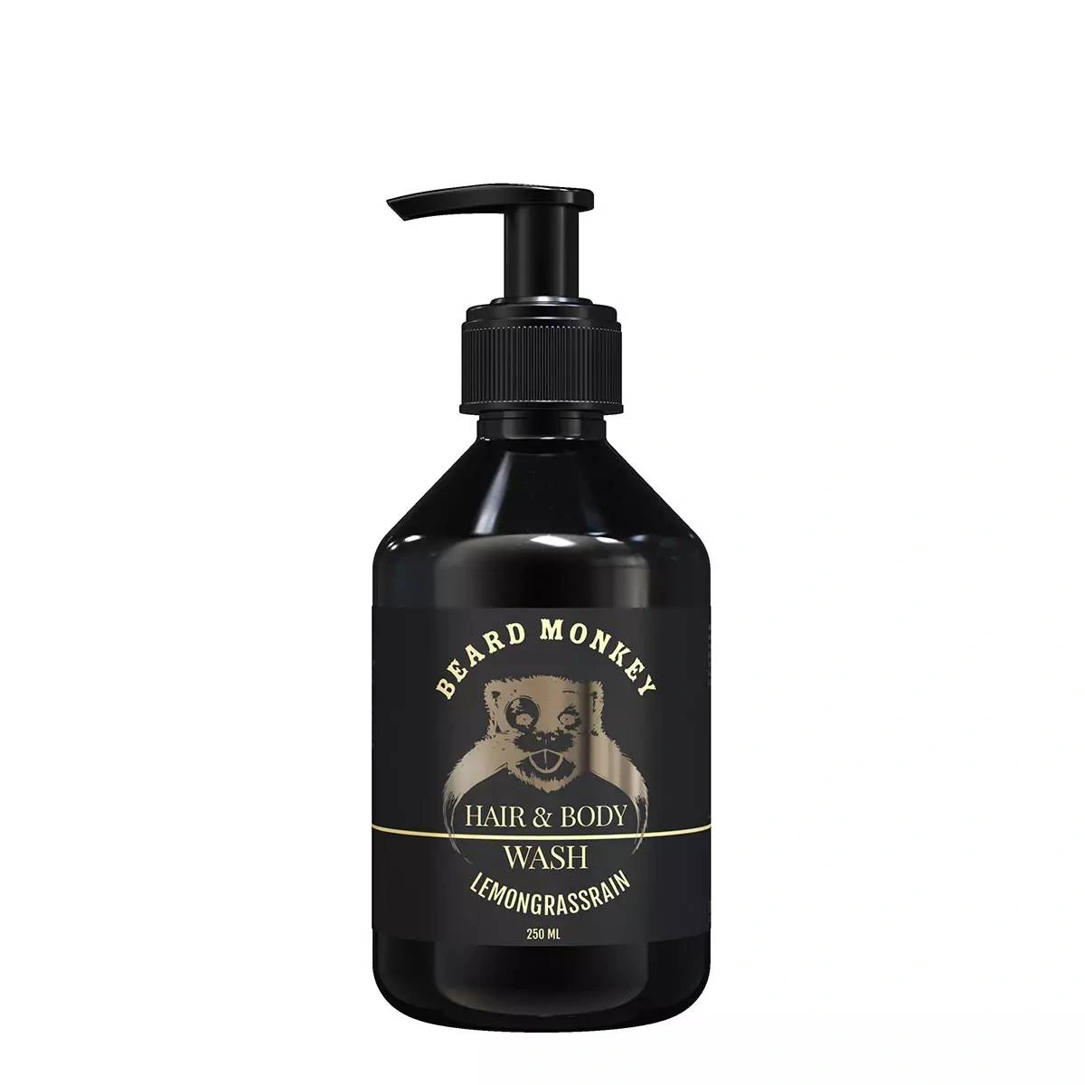 Beard Monkey Hair & Body Shampoo Lemongrass 250ml