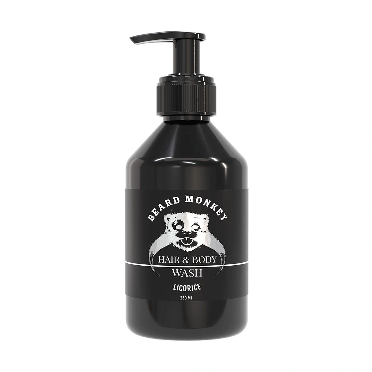 Beard Monkey Hair & Body Licorice 250ml
