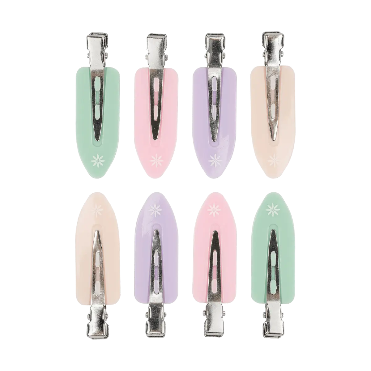 Brushworks Pastel No Crease Hair Clips (Pack of 8)