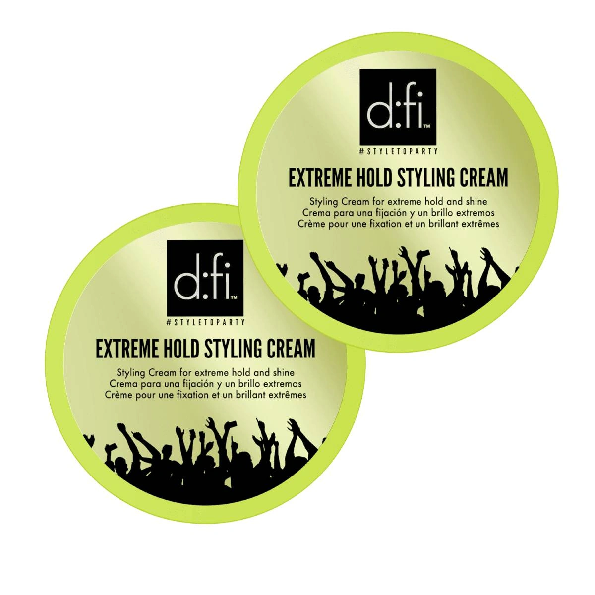 2-Pack d:fi Extreme Hold Styling Cream 150g