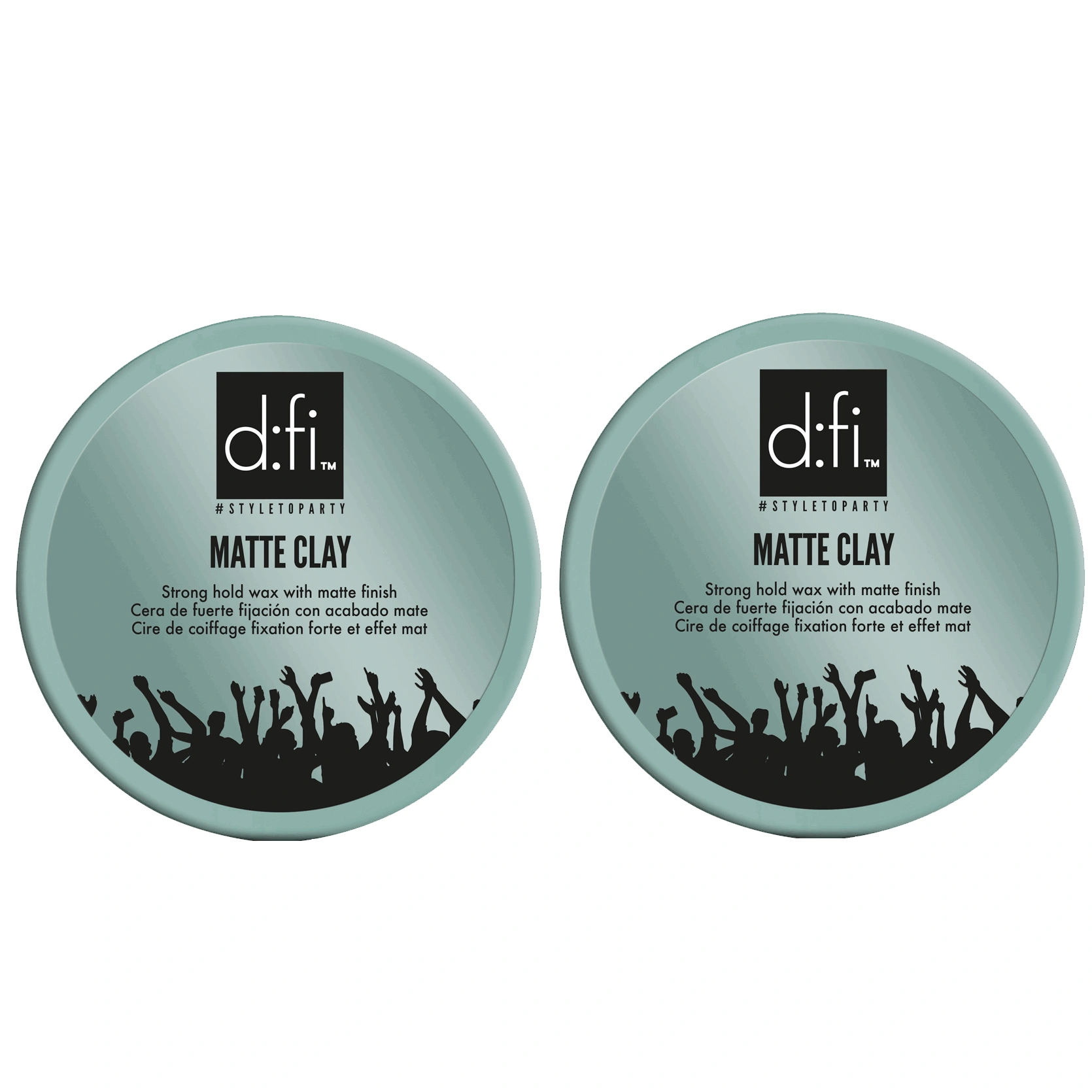 2-Pack d:fi Matte Clay 150g
