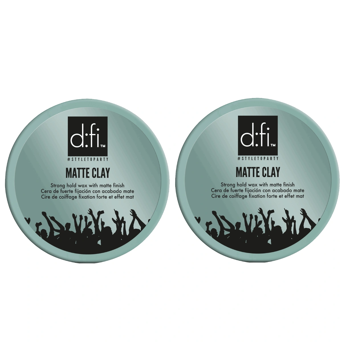 2-Pack d:fi Matte Clay 75g