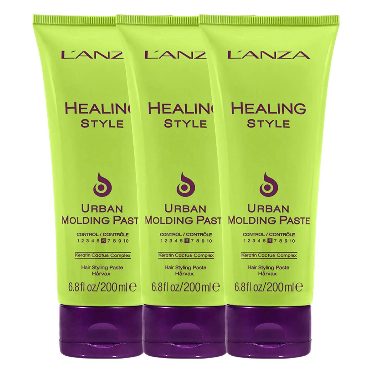 3-Pack LANZA Healing Style Urban Molding Paste 200ml