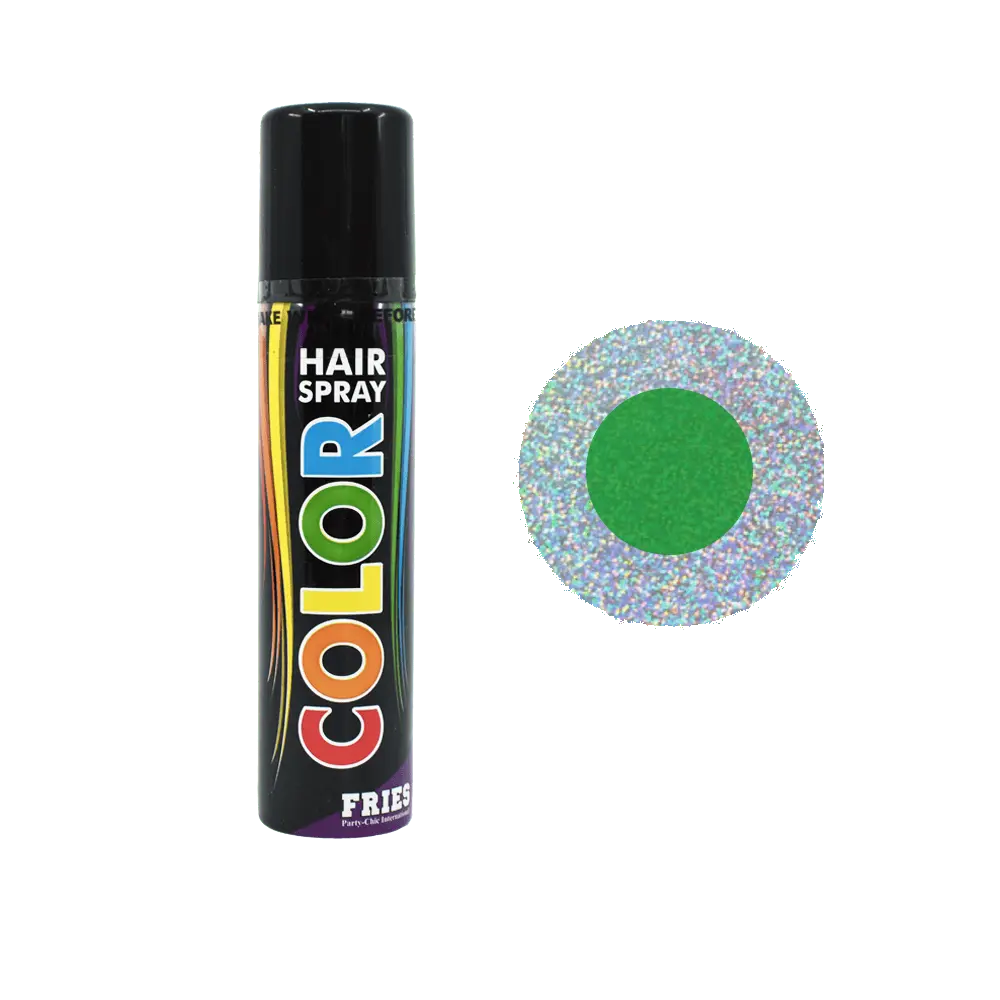 Bravehead Fries Color Hair-Spray Glitter Green 100ml