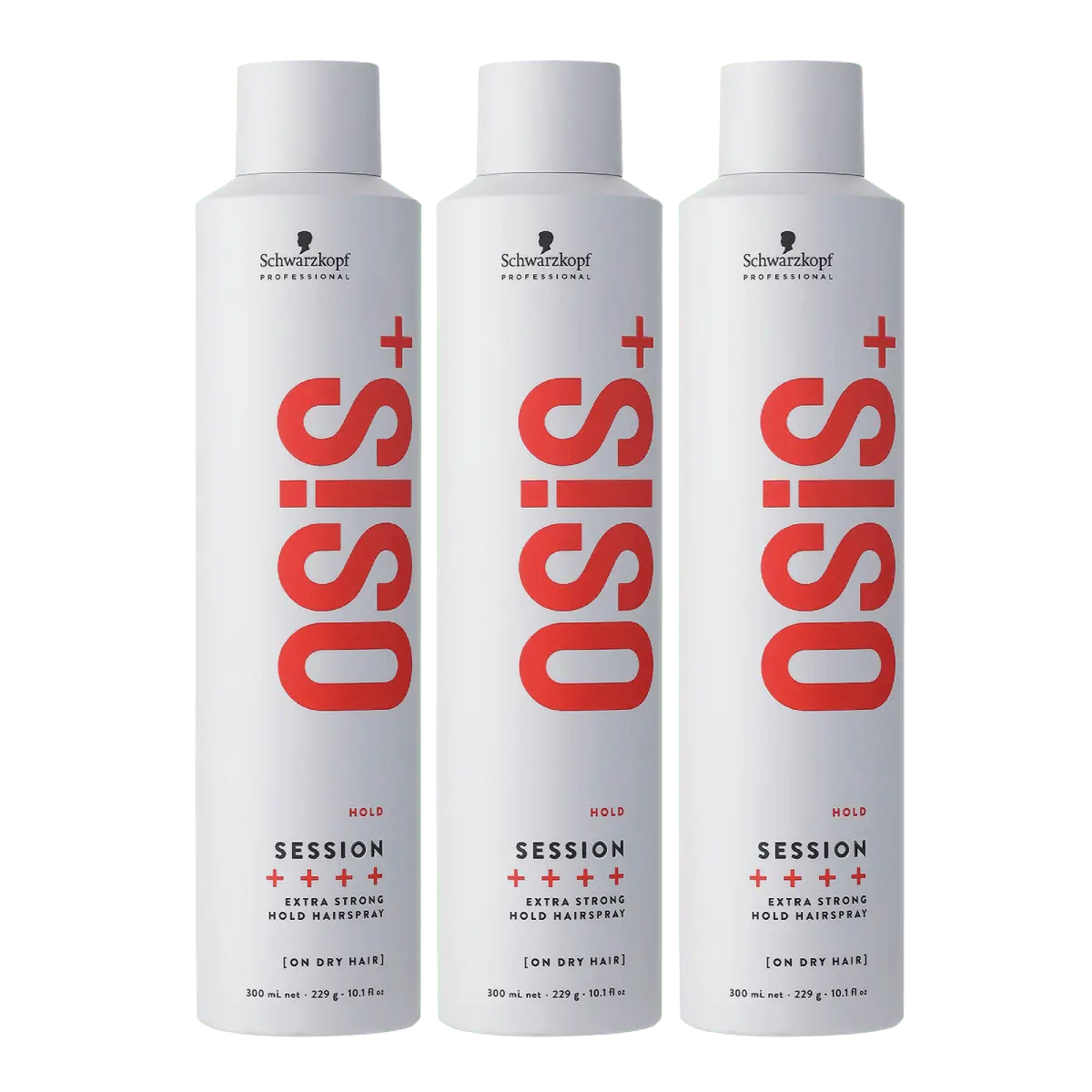 3-pack Schwarzkopf Osis Session 300ml