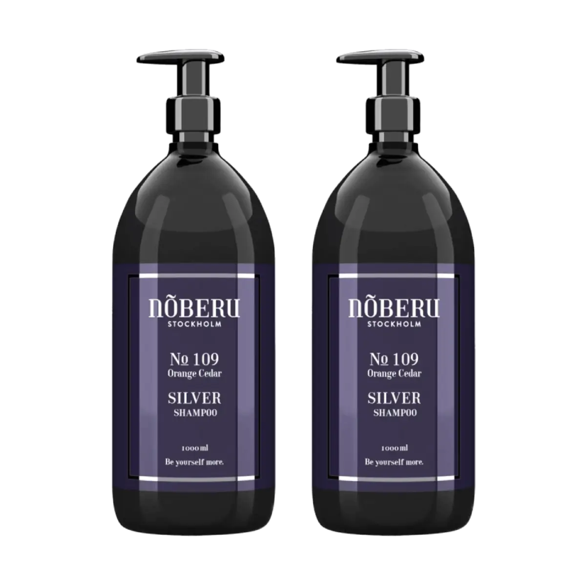 2-pack Nõberu Stockholm Silver Shampoo 1000ml