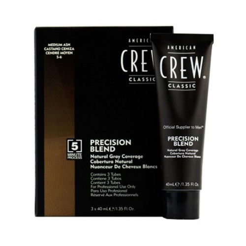 American Crew Precision Blend Medium Ash 5-6 3x40ml