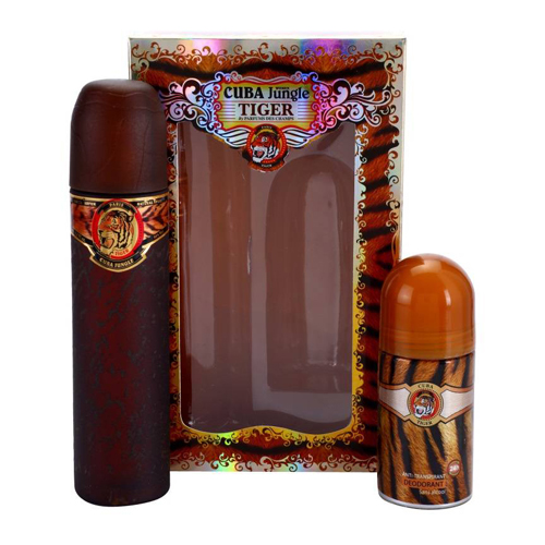 Cuba Jungle Tiger Gift Set: EdP 100ml+Deo 50ml