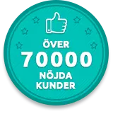 Över 25000 nöjda kunder