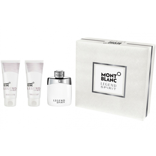 Mont Blanc Legend Spirit Gift Set: EdT 100ml+ABB 100ml+SG 100ml