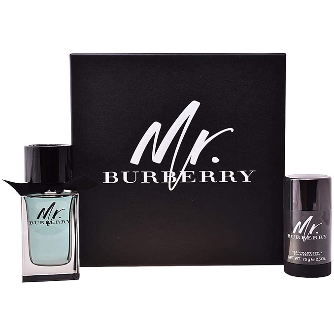 Burberry Mr Burberry Gift Set: EdT 100ml+Deo Stick 75ml