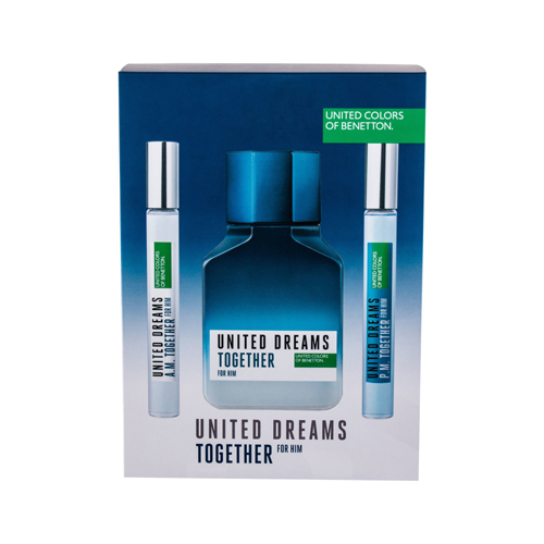 Benetton United Dreams Together Gift Set: EdT 100ml+AM EdT 10ml+PM EdT 10ml