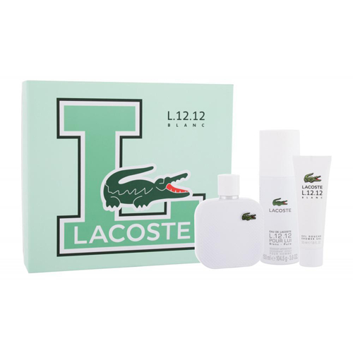 Lacoste Eau De Lacoste Blanc Gift Set: EdT 100ml+SG 50ml+Deo Spray 150ml
