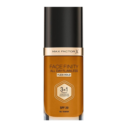 Max Factor Face Finity All Day Flawless 3in1 Foundation SPF20 W95 Tawny 30ml