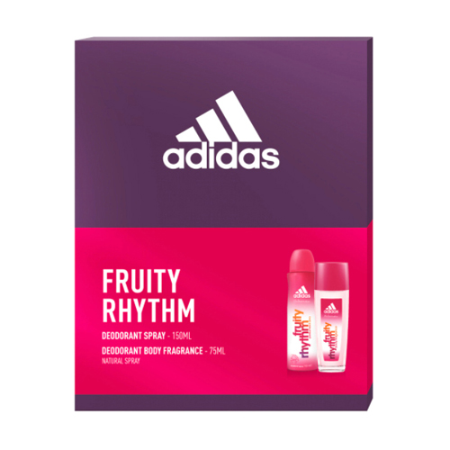 Adidas Fruity Rhythm Gift Set: Deo Stick 75ml+Deo Spray 150ml