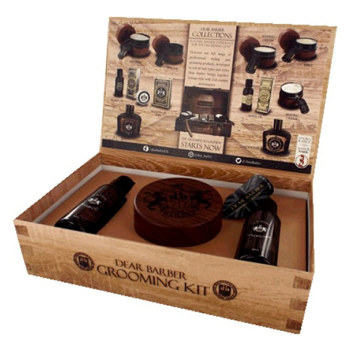 Dear Barber Collection IV Shave Care Set: Shave Biscuit 100ml+Shave Oil 30ml+Fragrance 30ml