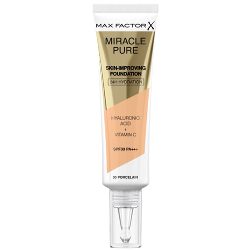 Max Factor Pure Skin-Improving Foundation SPF30 30ml W 30 Porcelain