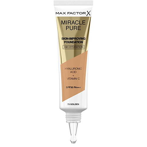 Max Factor Pure Skin-Improving Foundation SPF30 30ml W 75 Golden