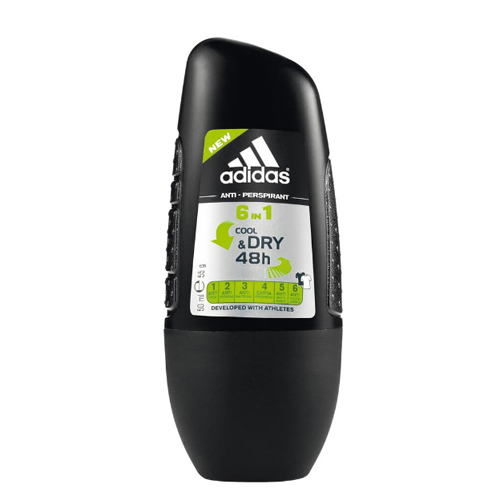 Adidas Cool & Dry 6 in 1 48h Roll-On 50ml
