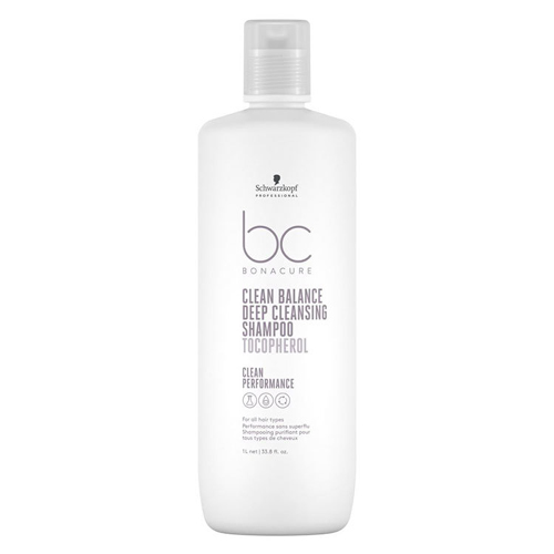 Schwarzkopf BC Bonacure Clean Balance Deep Cleansing Shampoo Tocopherol 1000ml