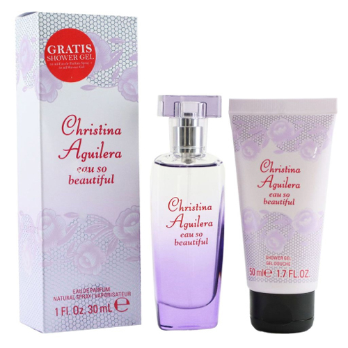 Christina Aguilera Eau So Beautiful Gift Set: EdP 30ml+Shower Gel 50ml