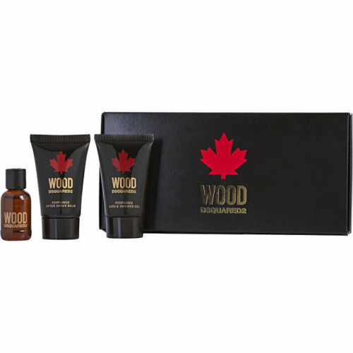 Dsquared2 Wood Pour Homme (2018) Gift Set: EdT 5ml+SG 25ml+ABB 25ml
