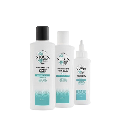 Nioxin Scalp Recovery Kit: Shampoo 200ml, Conditioner 200ml, Treatment 100ml