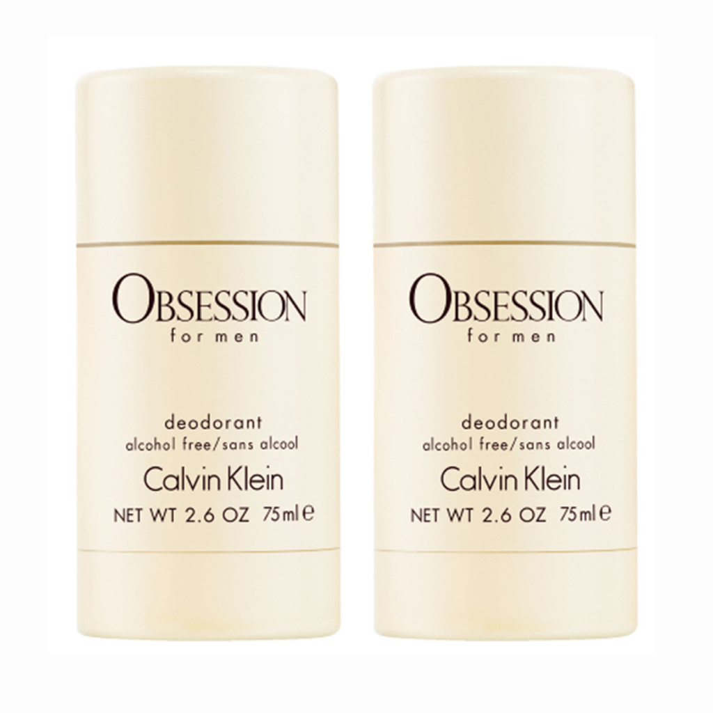 2-Pack Calvin Klein Obsession For Men Deostick 75ml