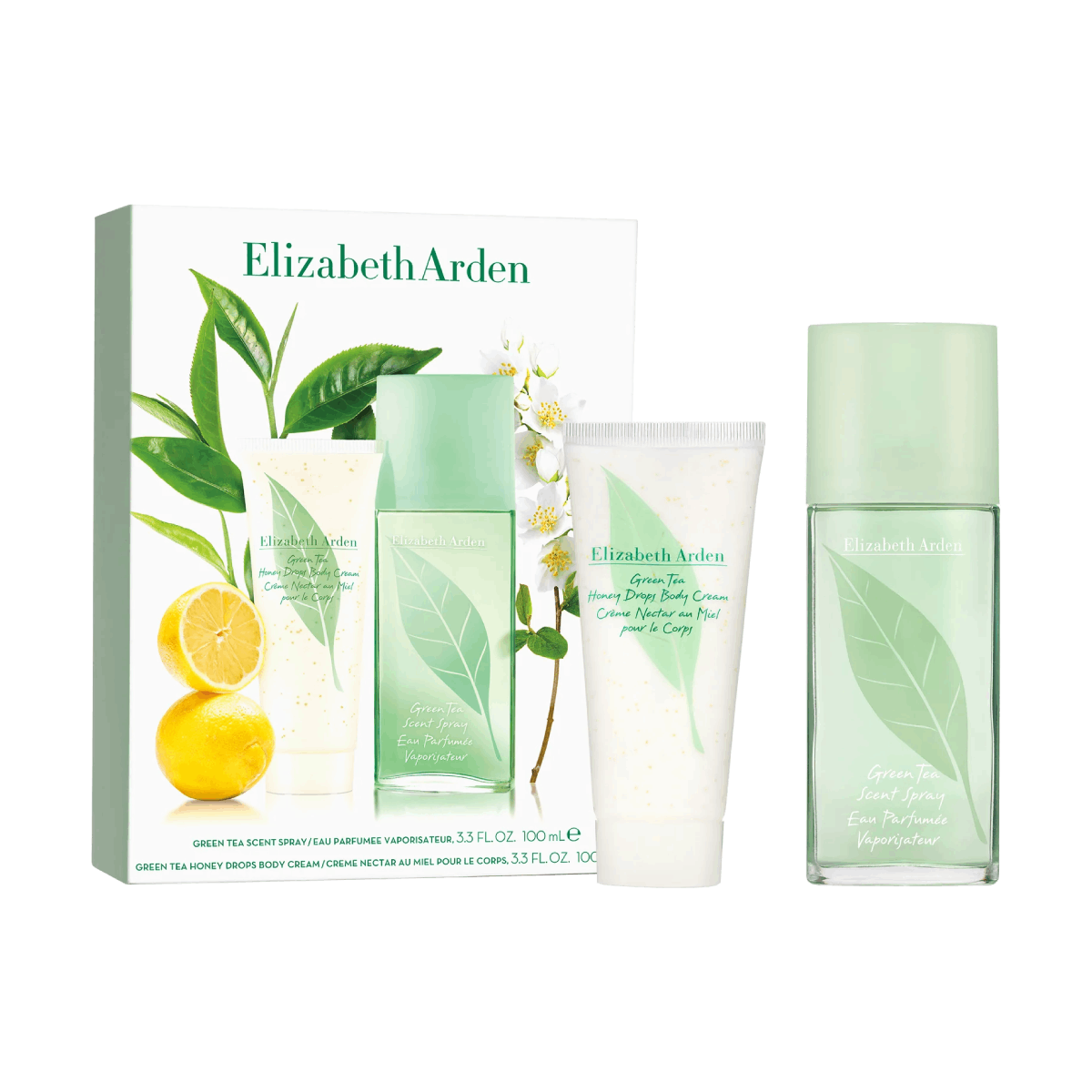 Elizabeth Arden Green Tea giftset Scent Spray 100ml + Body Cream 100ml