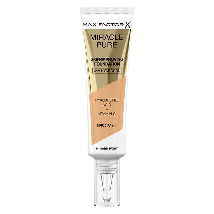 Max Factor Miracle Pure Skin-Improving Foundation 44 Warm Ivory 30ml