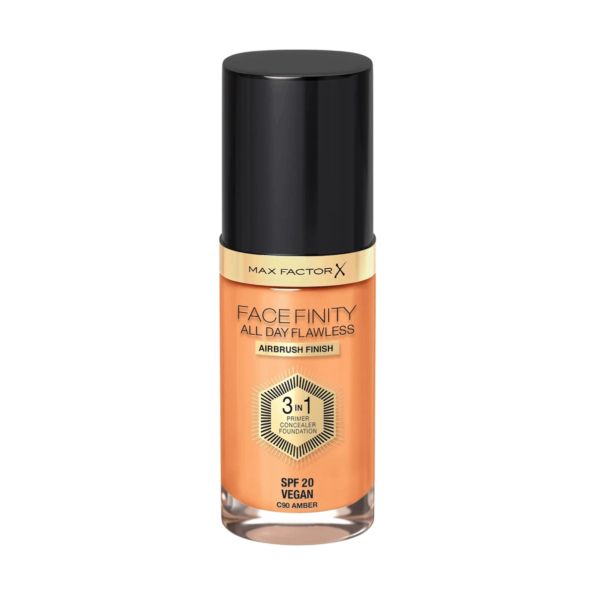 Max Factor All Day Flawless 3-in-1 Foundation C90 Amber 30ml