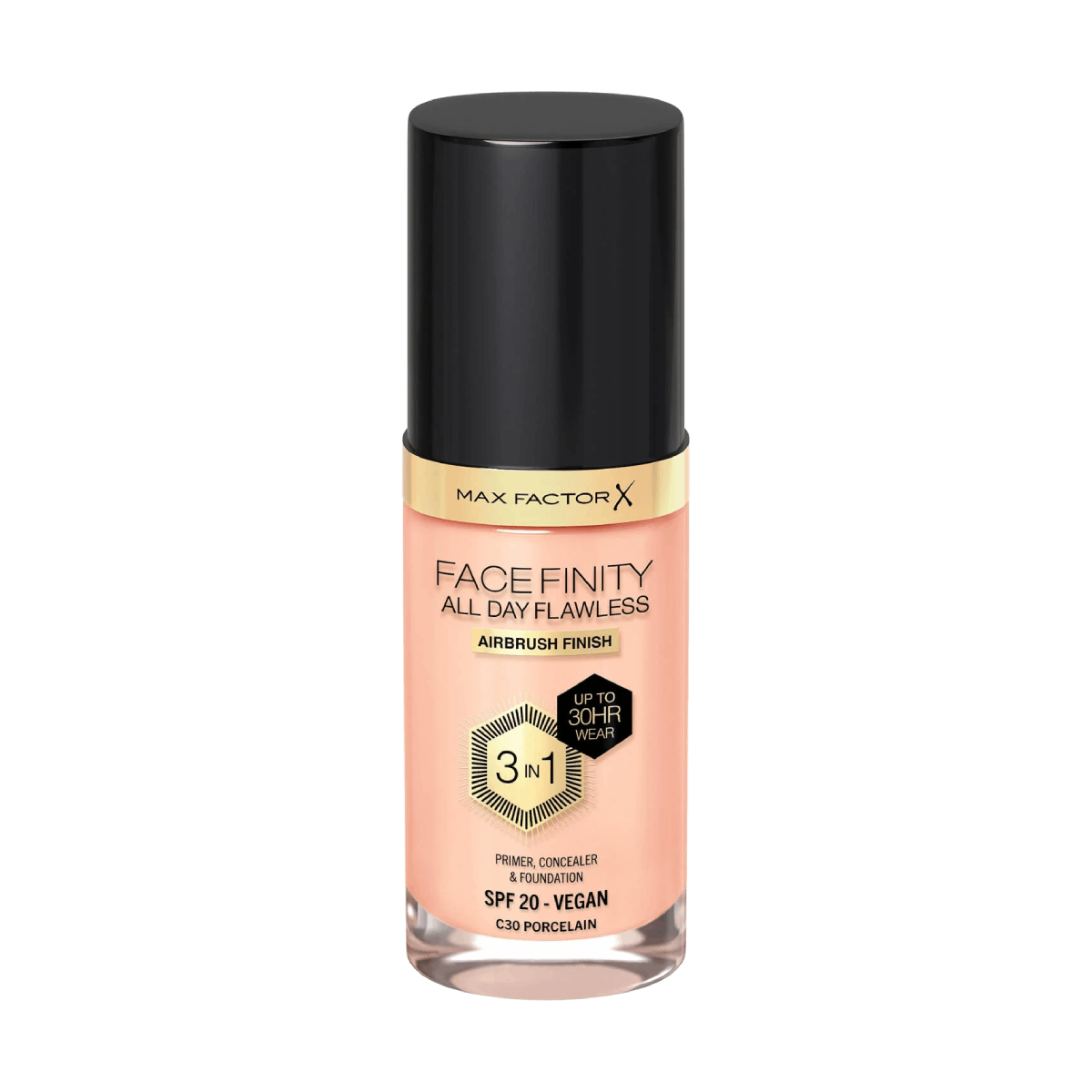 Max Factor All Day Flawless 3-in-1 Foundation C30 Porcelain 30ml