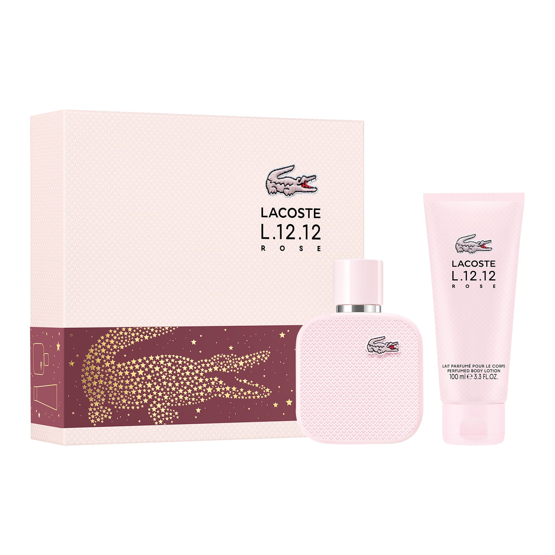 Lacoste L.12.12 Rose EdP 50ml + Body Lotion 100ml Gift Set