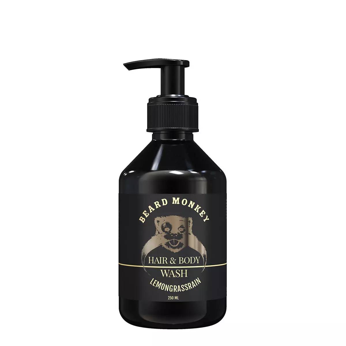 Beard Monkey Hair & Body Shampoo Lemongrass 250ml