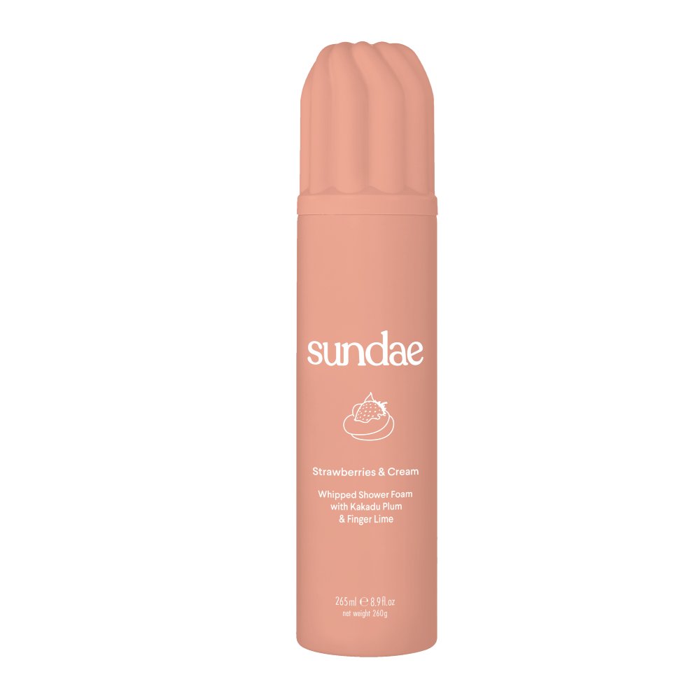 Sundae Strawberries & Cream Foaming Body Wash 265ml