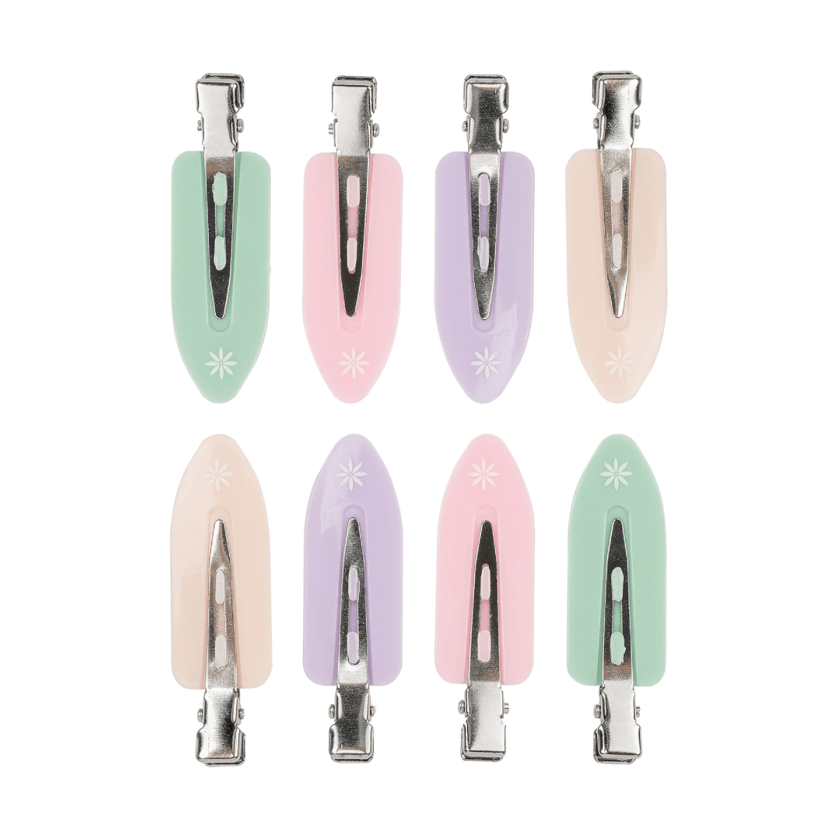 Brushworks Pastel No Crease Hair Clips (Pack of 8)