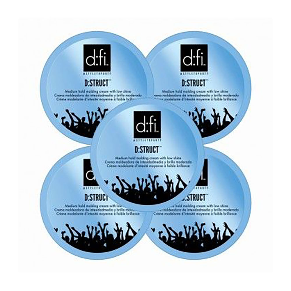 5-Pack d:fi D:Struct Pliable Molding Creme 150g
